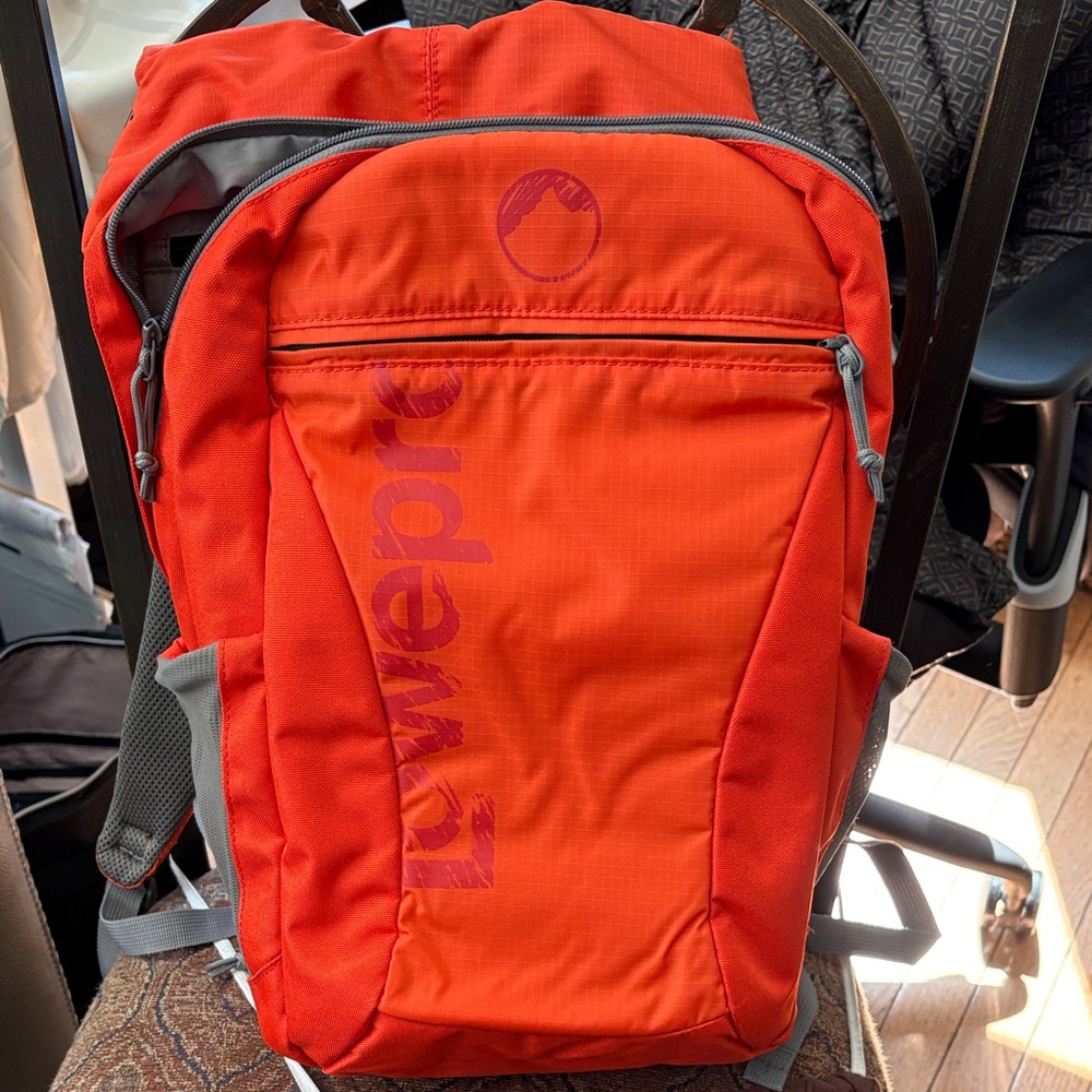 Bright Orange Camera/Daypack Backpack -
